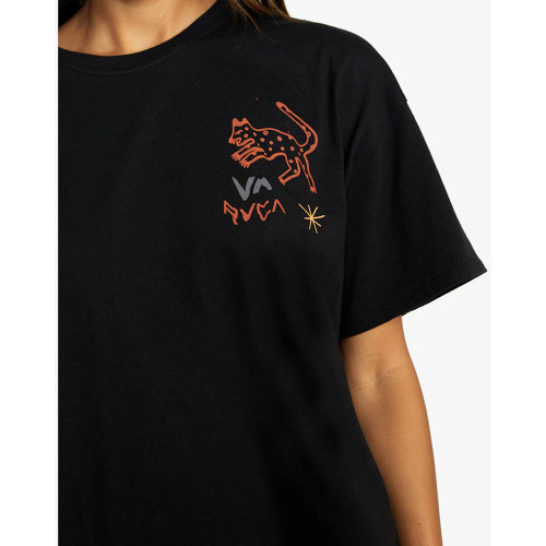 RVCA Γυναικεία κοντομάνικη μπλούζα Petroglyph - T-Shirt For Women